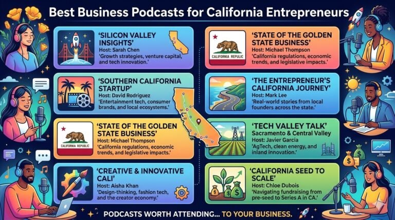 Best Business Podcasts for California Entrepreneurs