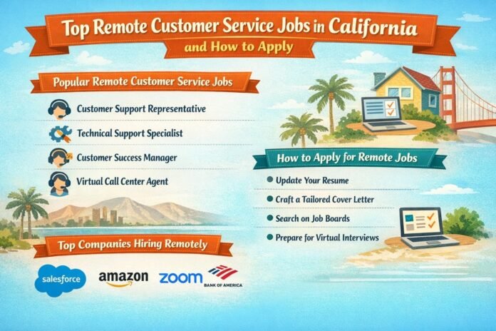 Top remote customer service jobs in California and how to apply online work from home guide 2026