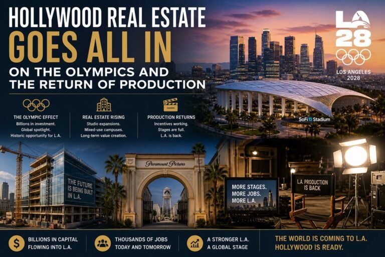 Hollywood Real Estate Goes All In on the Olympics and the Return of Production
